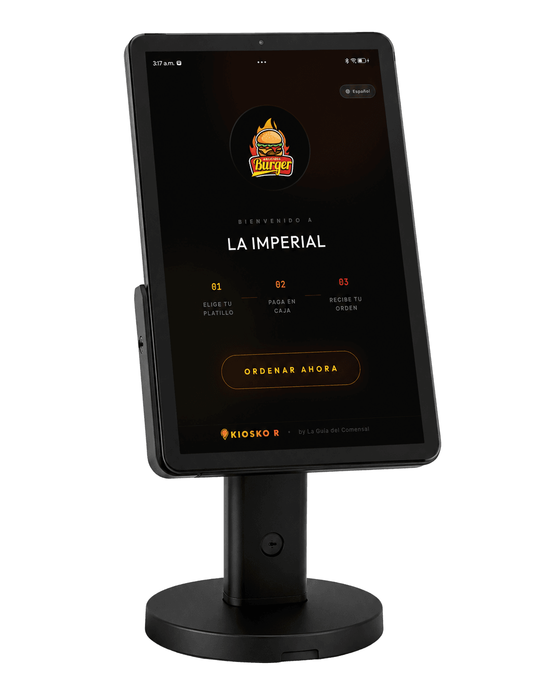 Kiosko R instalado en tablet