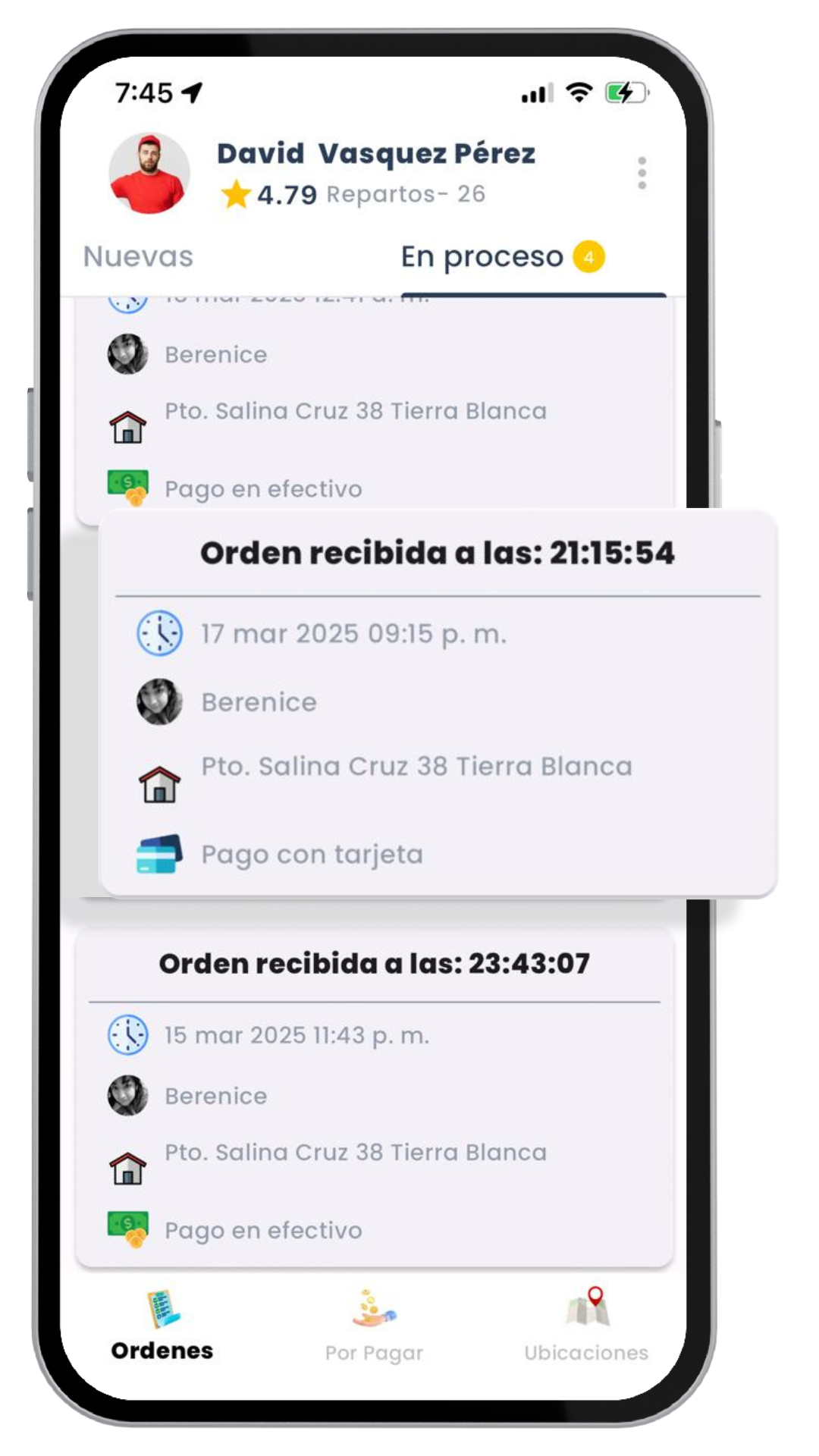 Aplicación móvil